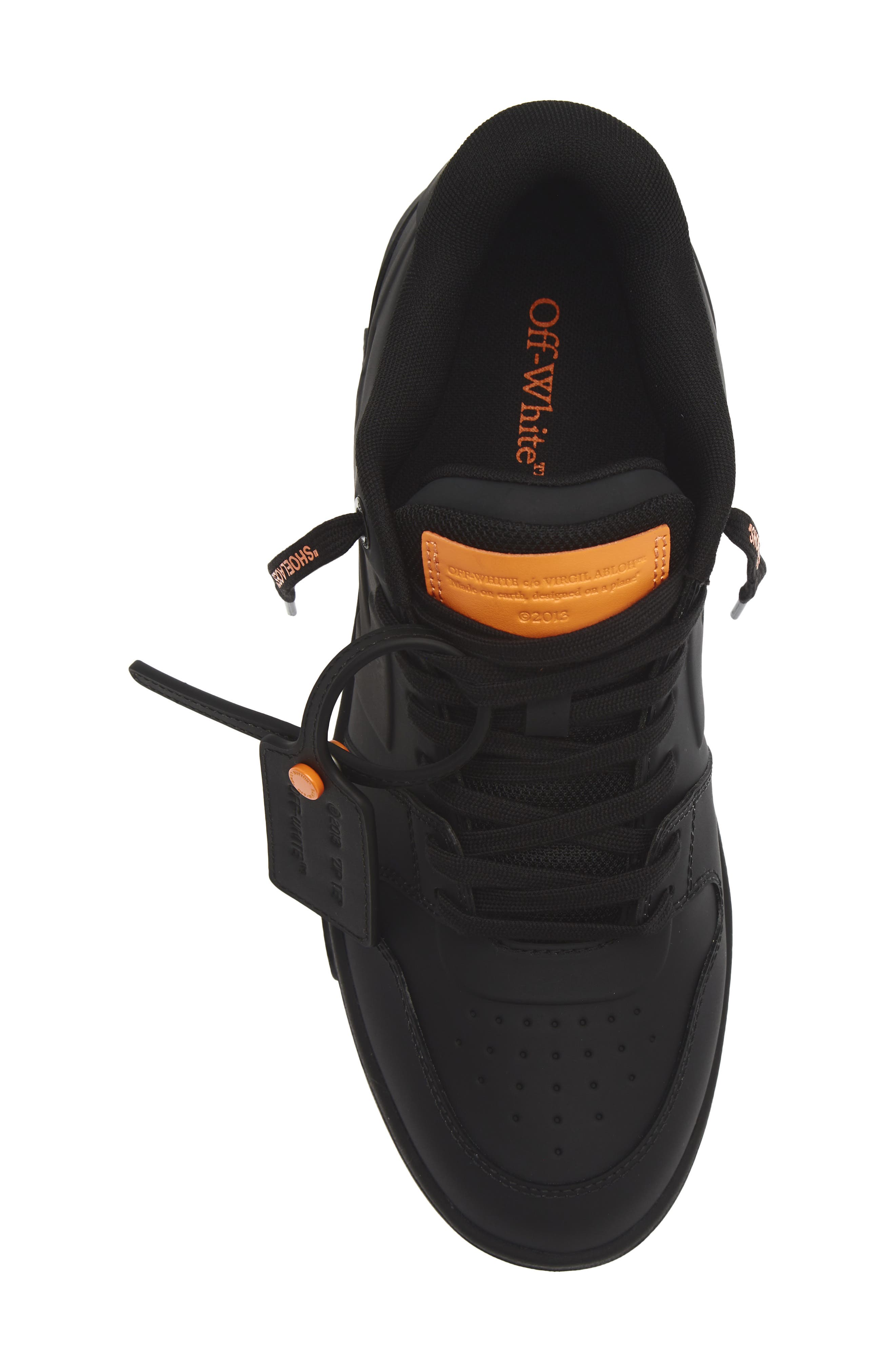 Out of Office Molded Sneaker, Alternate, color, BLACK / ORANGE