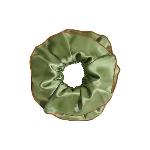 "Maxi Flower" Double-Layer Oversized Silk Scrunchie