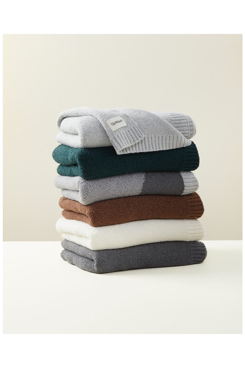 Cozy Sweater Knit Throw Blanket, Alternate, color, LUNAR ROCK