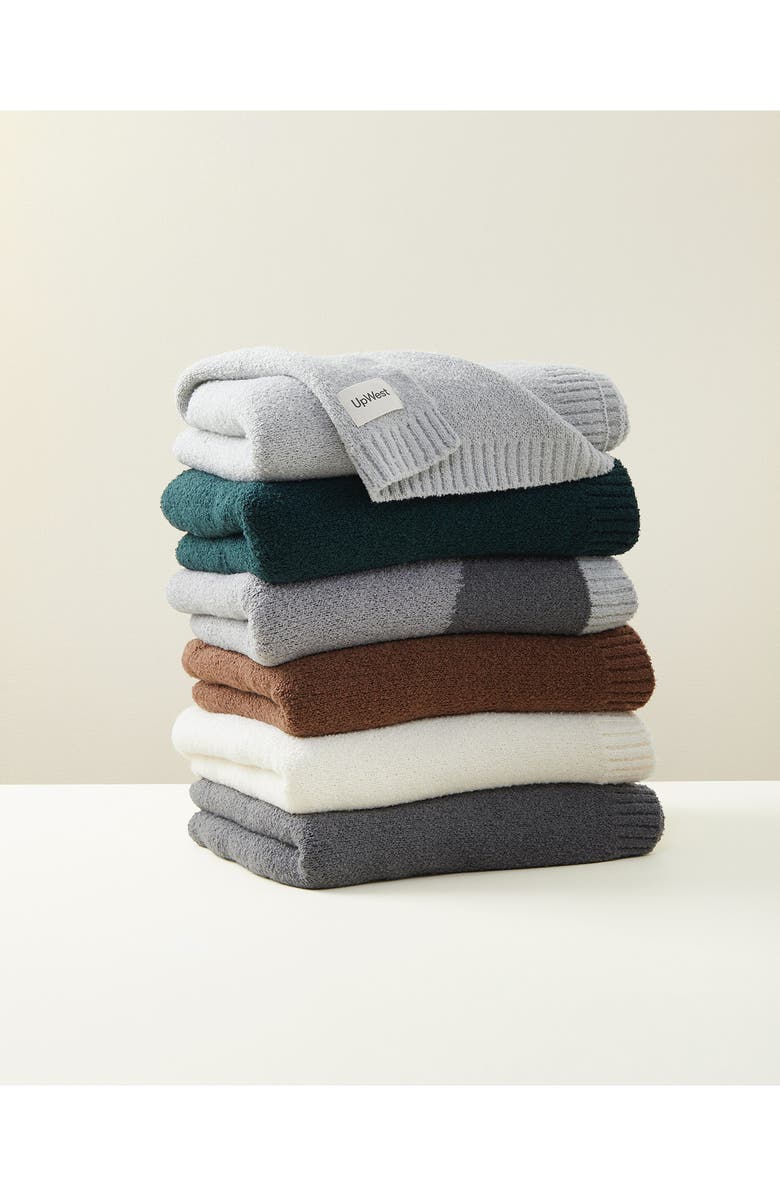 UpWest Cozy Sweater Knit Throw Blanket, Alternate, color,