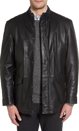 Missani Le Collezioni Field Leather Jacket Nordstromrack