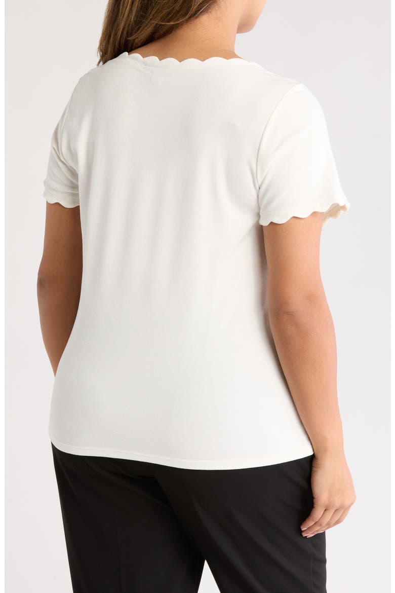 Scallop T-Shirt, Alternate, color, WHITE