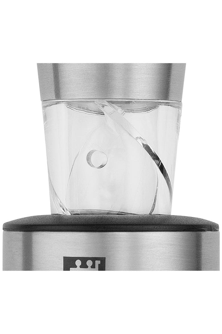 Decanter, Pourer & Stopper, Alternate, color, SILVER