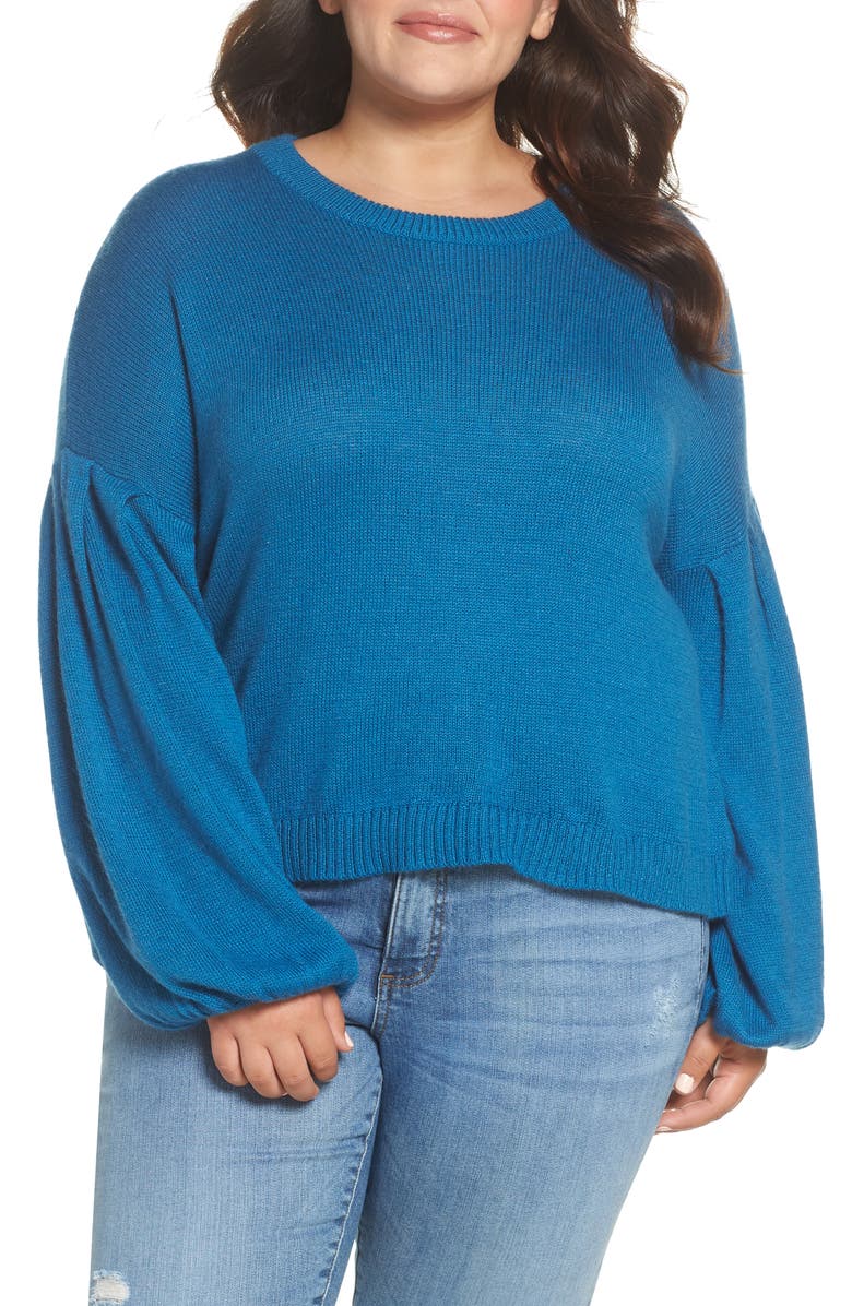 BP. Blouson Sleeve Sweater, Main, color, 