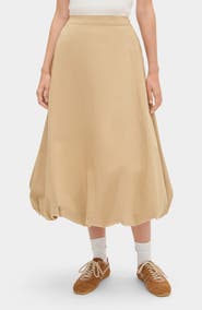 ALIGNE Nola Organic Cotton Bubble Midi Skirt
