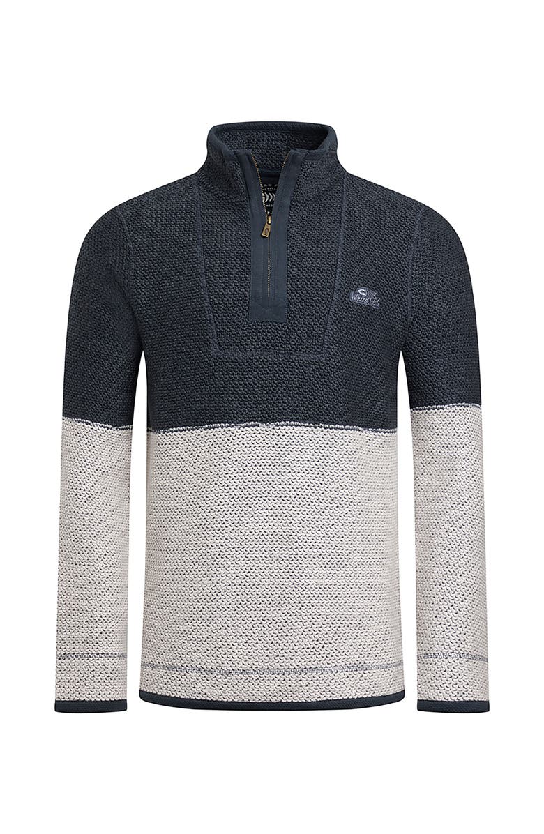 Weird Fish Kielder 1/4 Zip Special Edition Macaroni, Alternate, color, Dark Navy