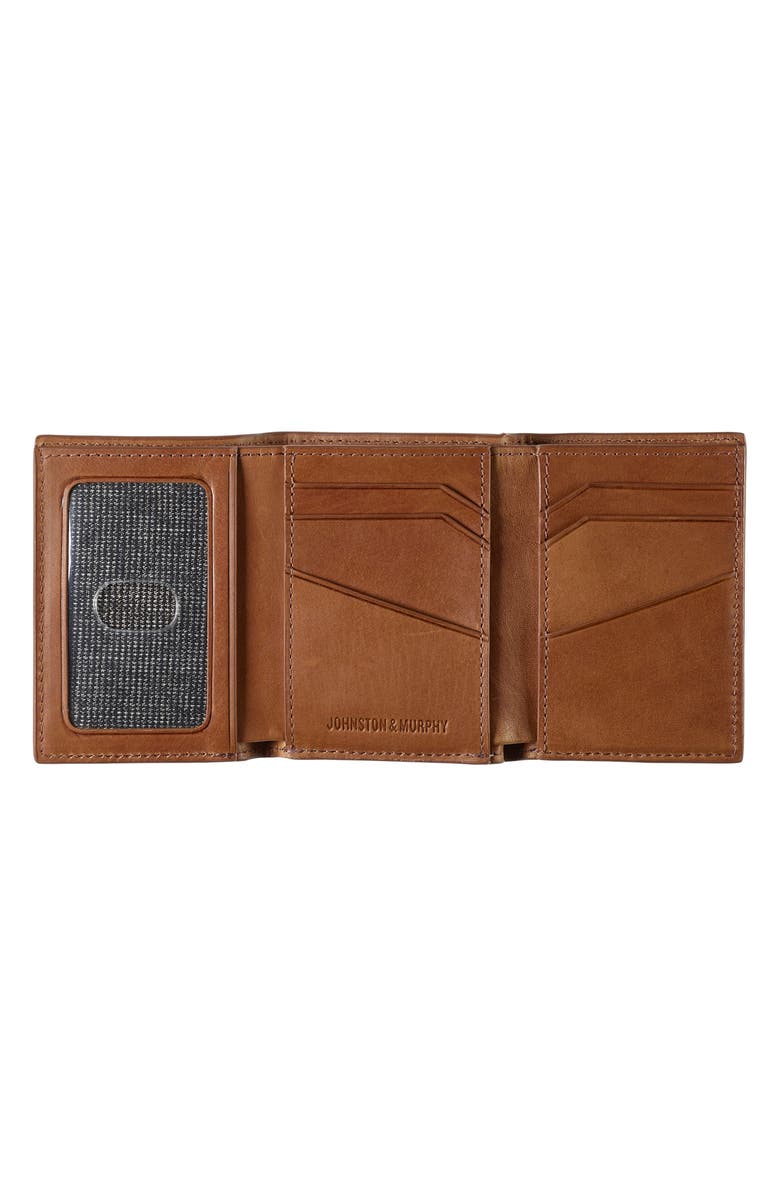 Johnston 
Murphy Rhodes Leather Wallet, Alternate, color, Tan Full Grain