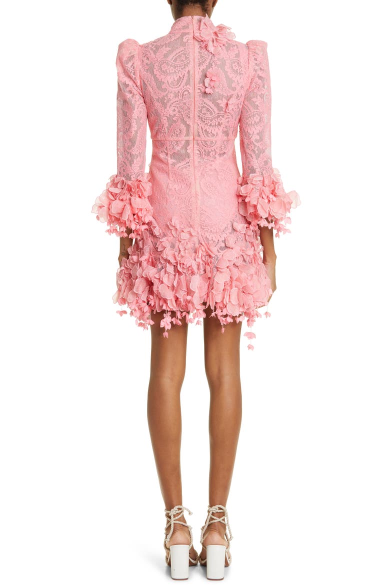 High Tide Lace Minidress, Alternate, color, GUAVA