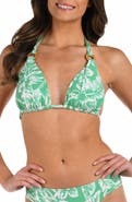 La Blanca Batiki Triangle Bikini Top