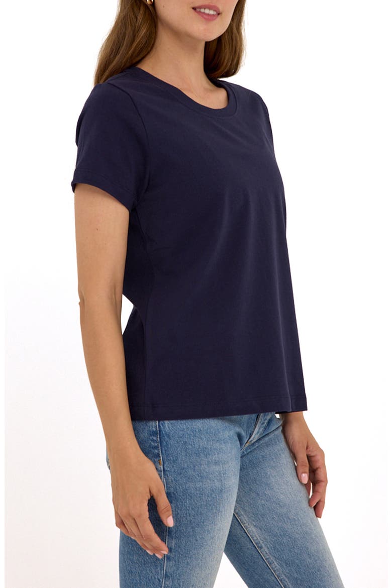 Emmy Essential Organic Cotton T-Shirt, Alternate, color, STARGAZER