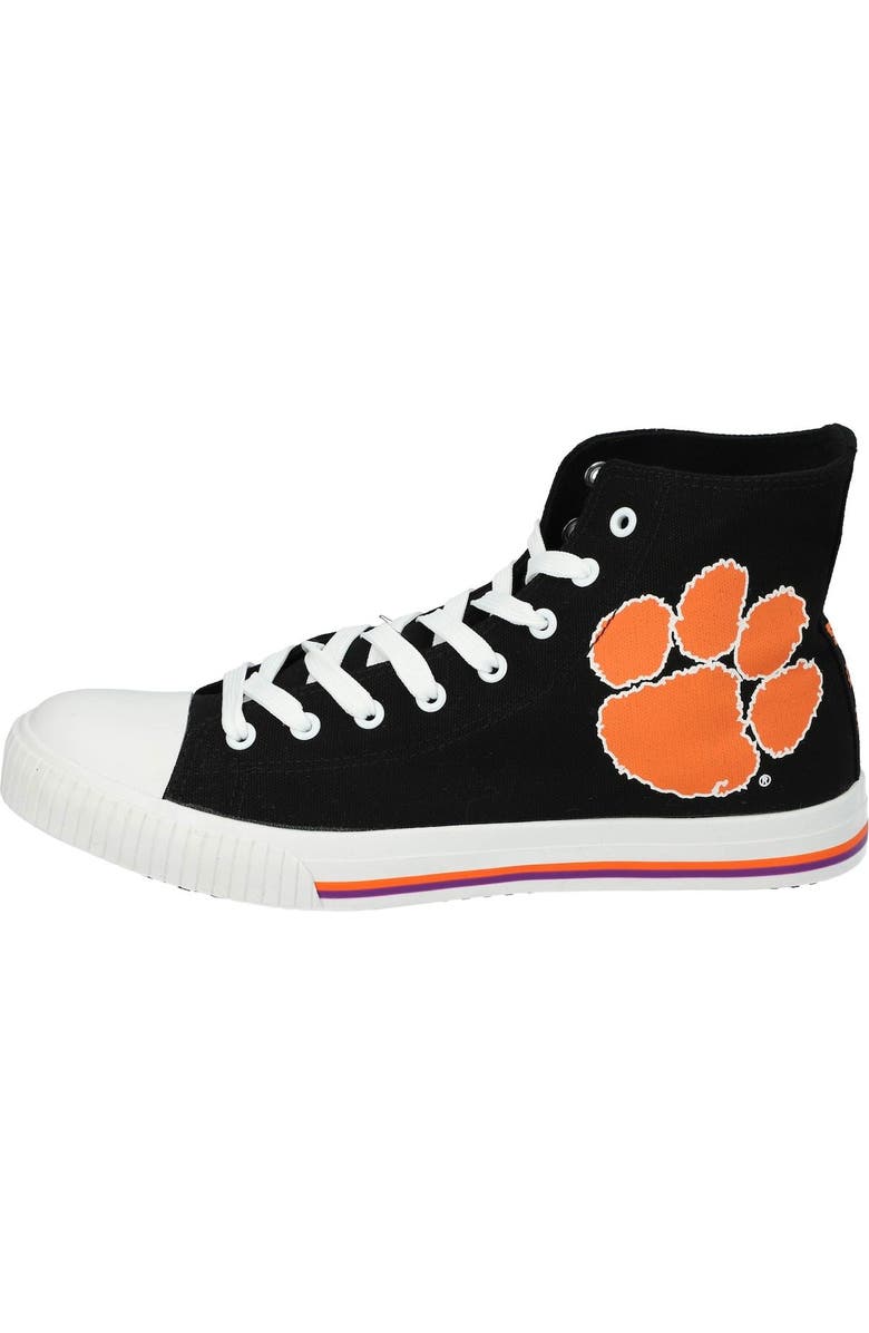 FOCO Men's FOCO Clemson Tigers Big Logo High Top Canvas Shoes, Alternate, color,
