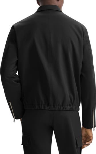 Theory Cotton Twill Zip Cuff Bomber Jacket | Nordstrom Theory Cotton Twill Zip Cuff Bomber Jacket | Nordstrom