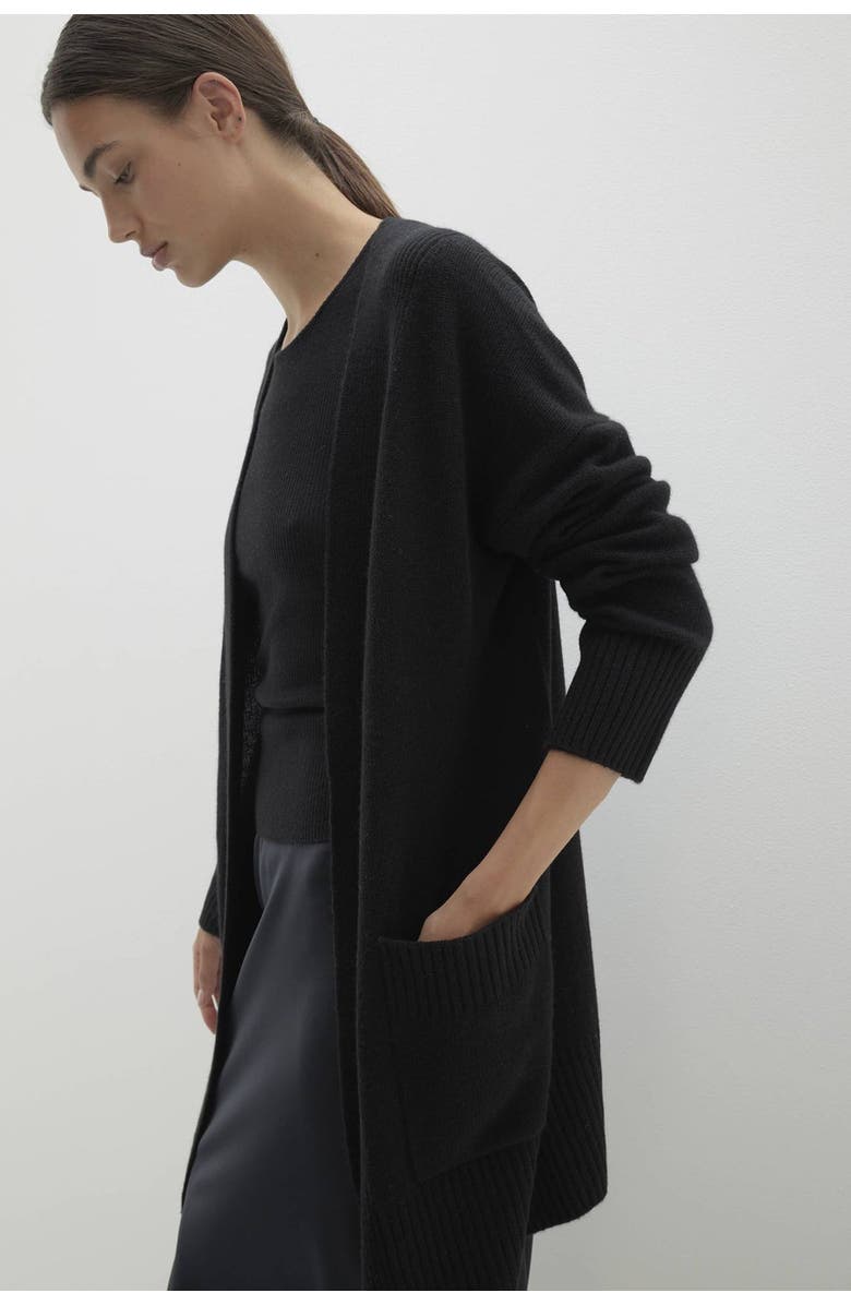 NAKED CASHMERE Tory Cashmere Cardigan, Alternate, color, Black