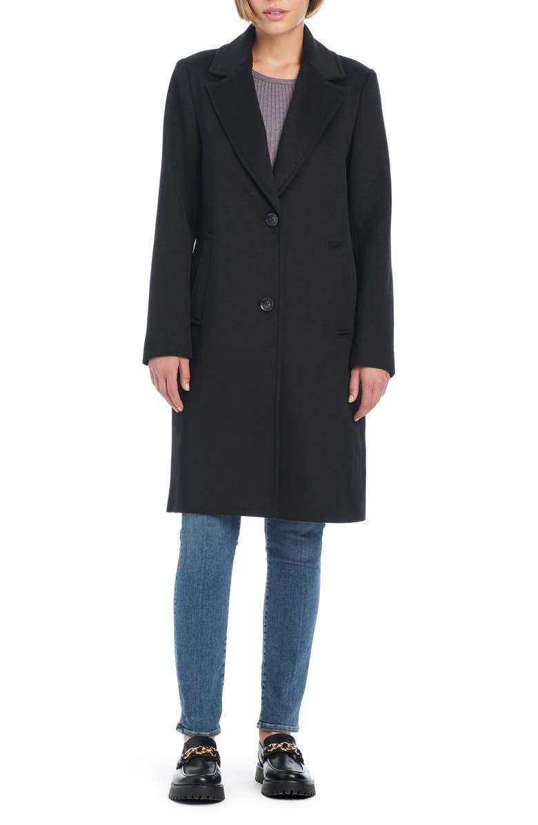 Vince Camuto Oversize Single Breasted Coat, Alternate, color, 