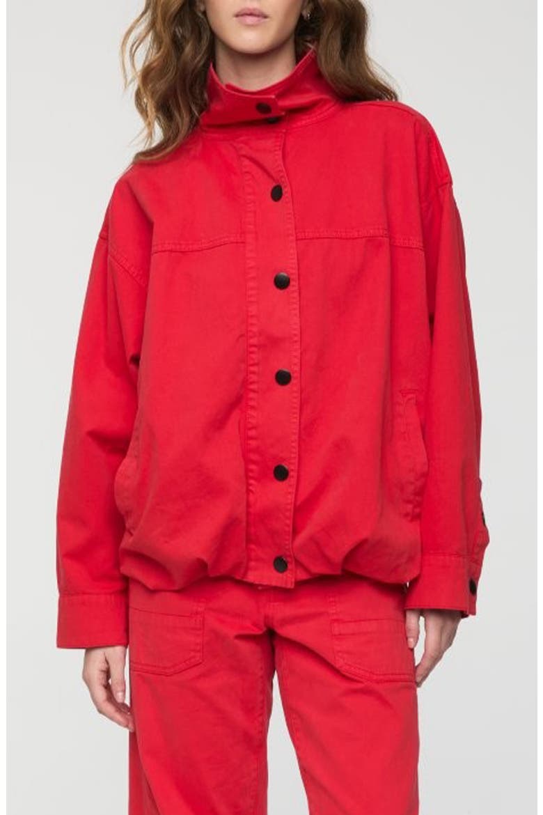 Liberty Cotton Bomber Jacket, Main, color, NEGRONI