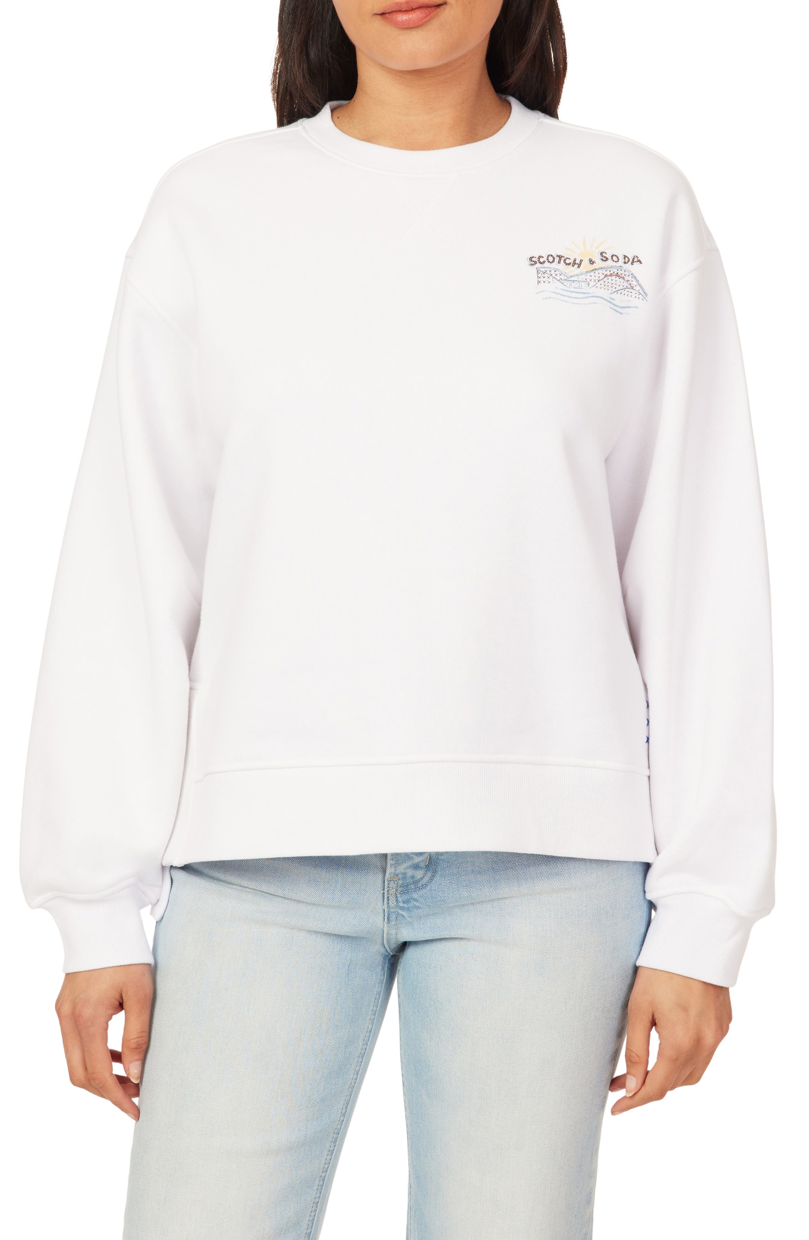 Scotch & Soda Oversize Side Vent Sweatshirt