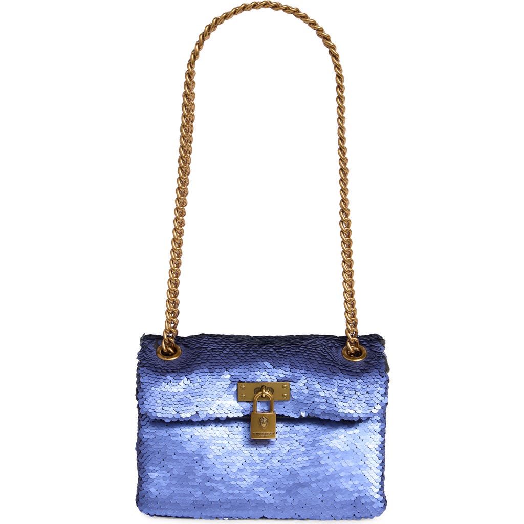 Kurt Geiger London Sequin Mini Brixton Crossbody Bag In Purple