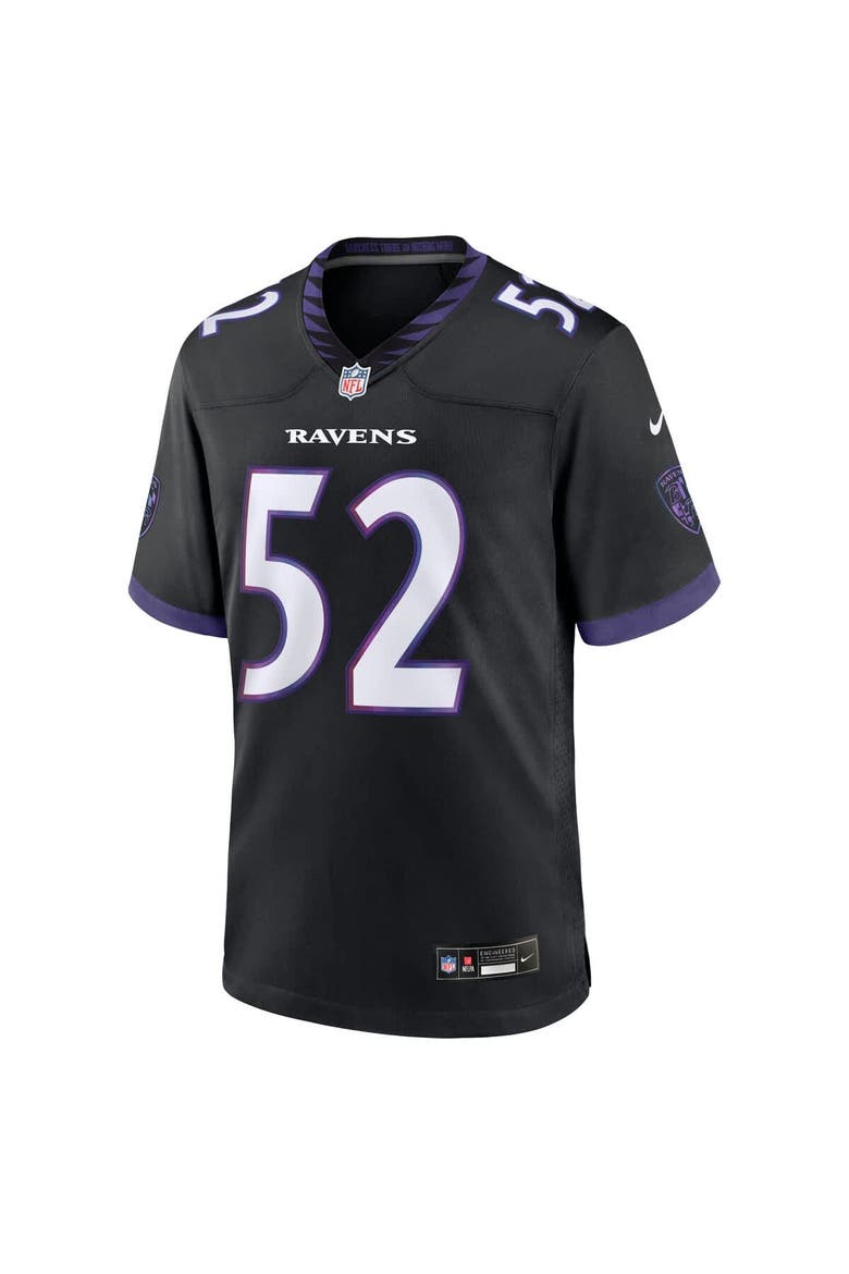 Men's Nike Ray Lewis Black Baltimore Ravens Alternate Retired Player Game Jersey, Alternate, color, Black