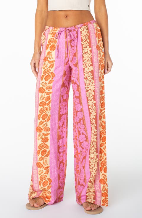 Iyla 2 Printed Wide Leg Drawstring Pants