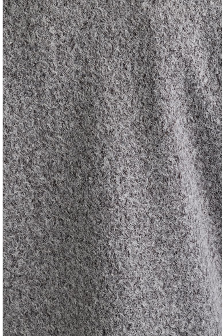 Bouclé Peacoat, Alternate, color, GREY