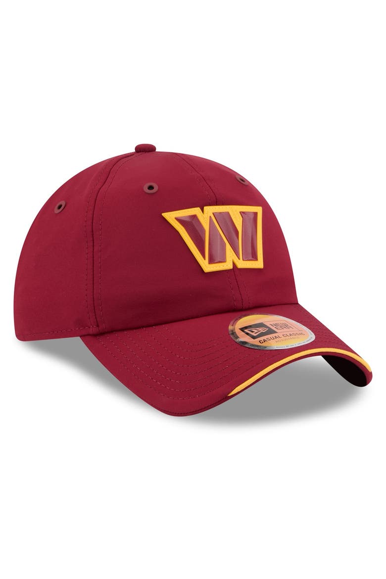 Men's New Era Burgundy Washington Commanders 2026 Sideline Casual Classic Adjustable Hat, Alternate, color, Burgundy