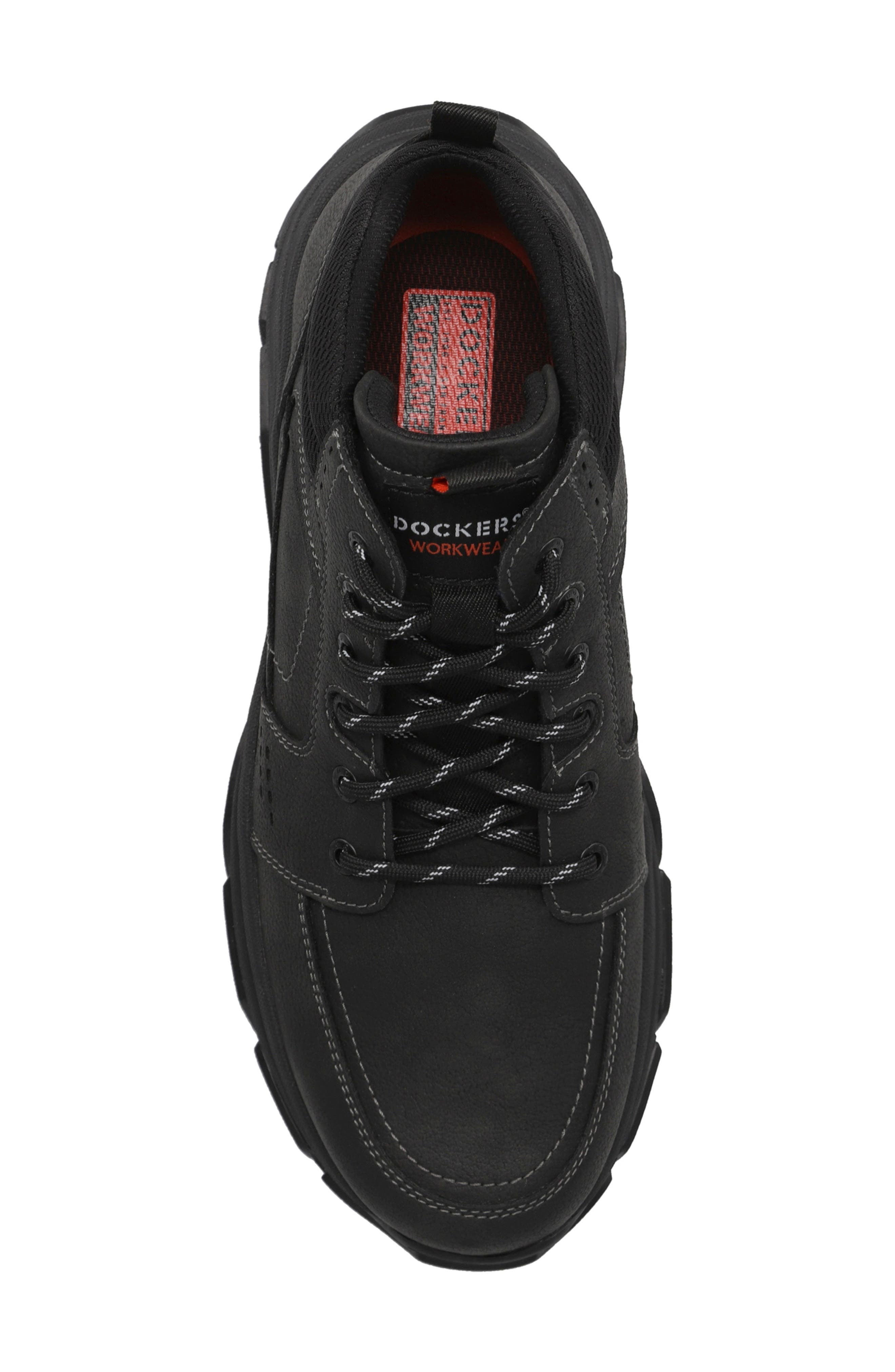 Royce Slip Resistant Work Boot, Alternate, color, BLACK