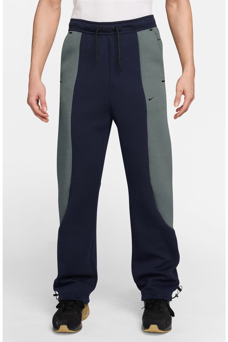 Tech Fleece Two Tone Joggers, Main, color, OBSIDIAN/ CLAY GREEN