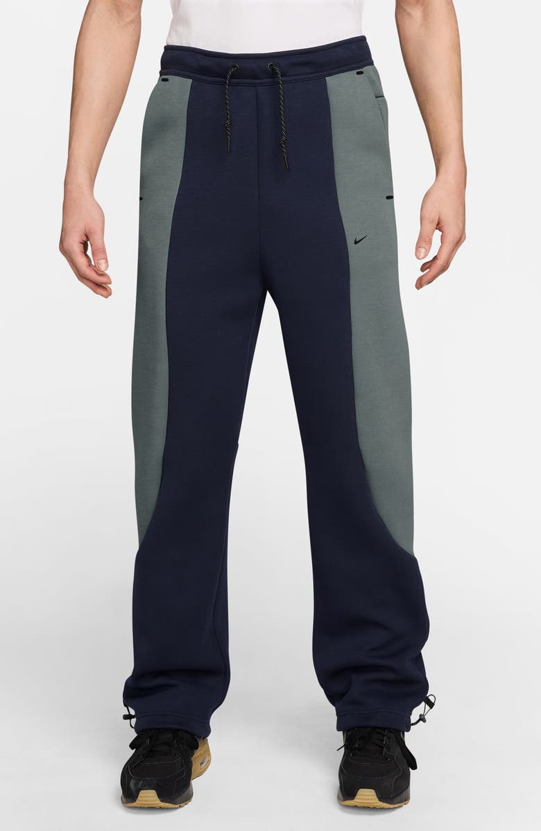 Nike Tech Fleece Two Tone Joggers, Main, color, Obsidian/ Clay Green