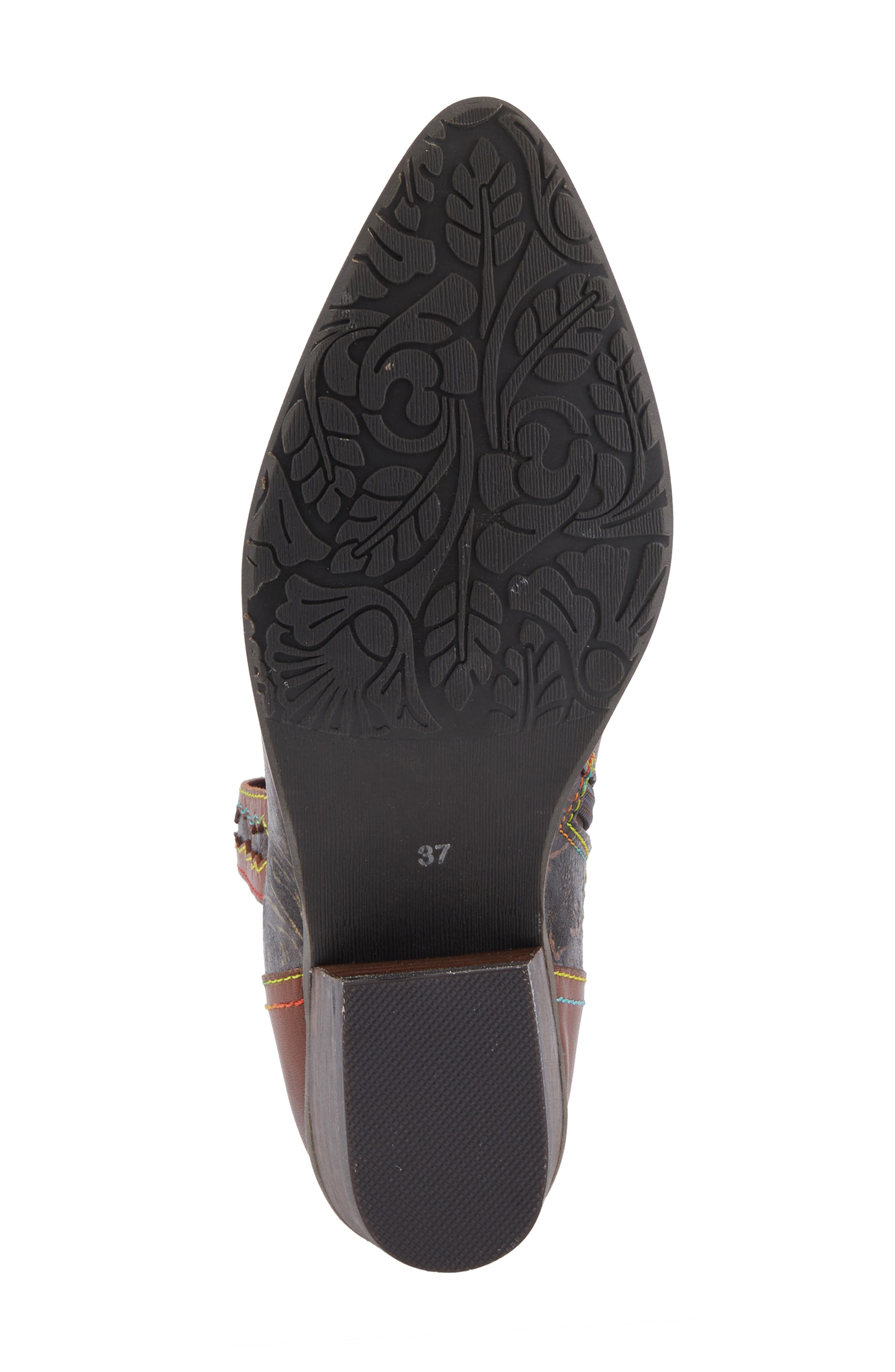 L'Artiste by Spring Step Countrypop Wingtip Pointed Toe Western Boot, Alternate, color, 