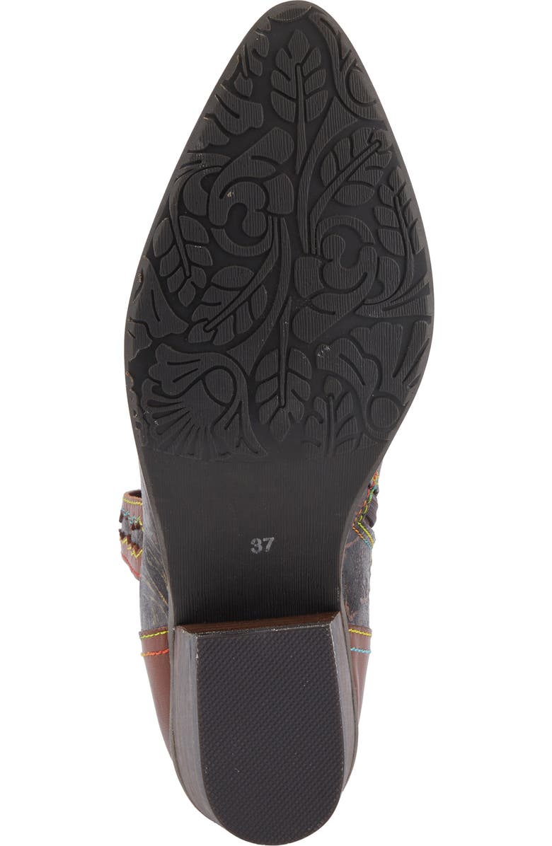 L'Artiste by Spring Step Countrypop Wingtip Pointed Toe Western Boot, Alternate, color,