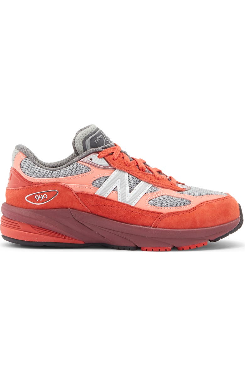 New Balance Gender Inclusive 990 Sneaker - Multiple Widths Available, Alternate, color, Red Alert/ Flare