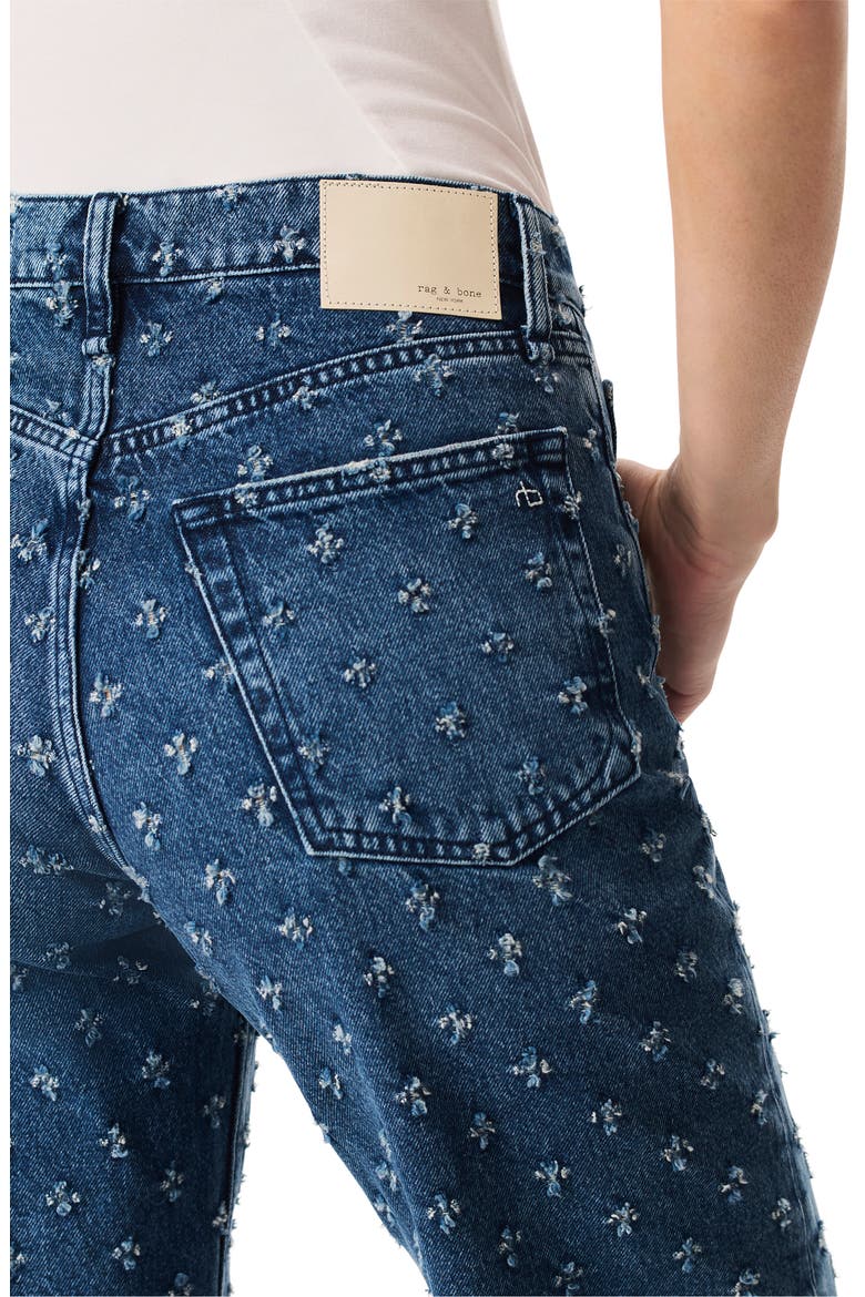 Clip Dot High Waist Relaxed Straight Leg Jeans, Alternate, color, VINTAGE