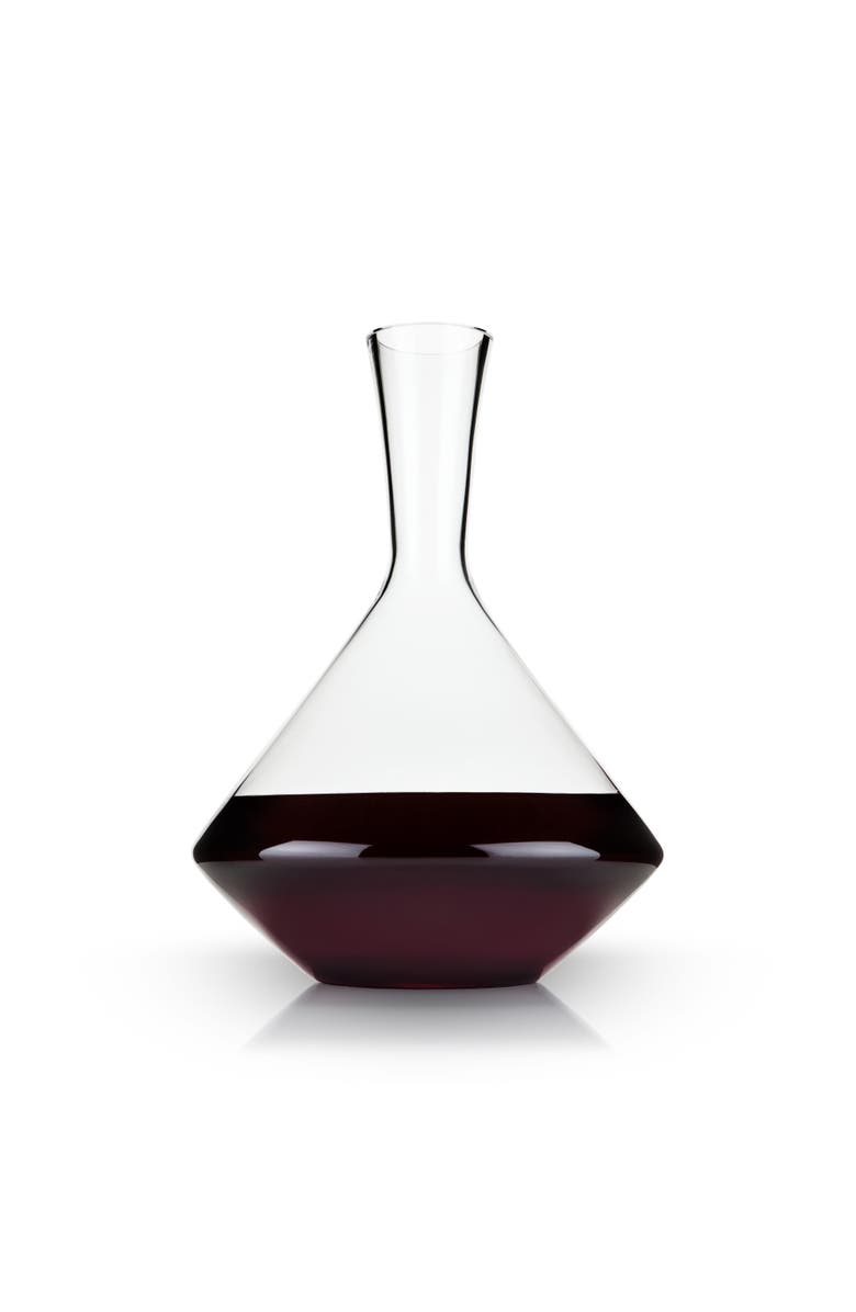 Viski Raye Crystal Angled Wine Decanter, Alternate, color, Clear