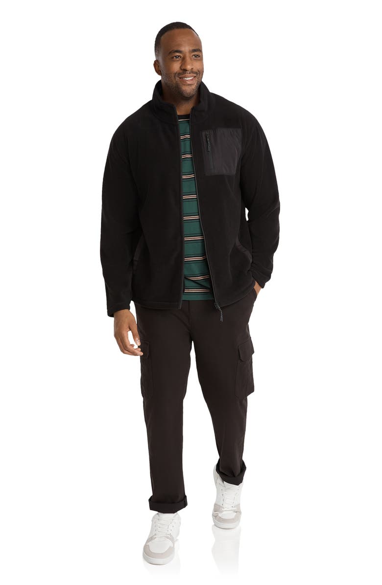 Johnny Bigg Funnel Neck Microfleece Zip Jacket, Alternate, color, 