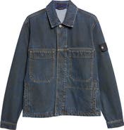 Stone Island Denim Biker Jacket