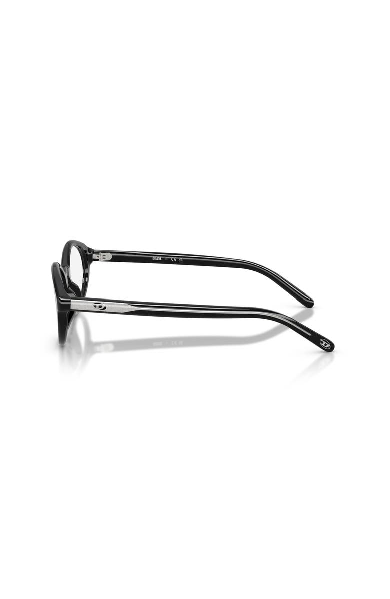 DIESEL<sup>®</sup> 50mm Oval optical glasses, Alternate, color, Black
