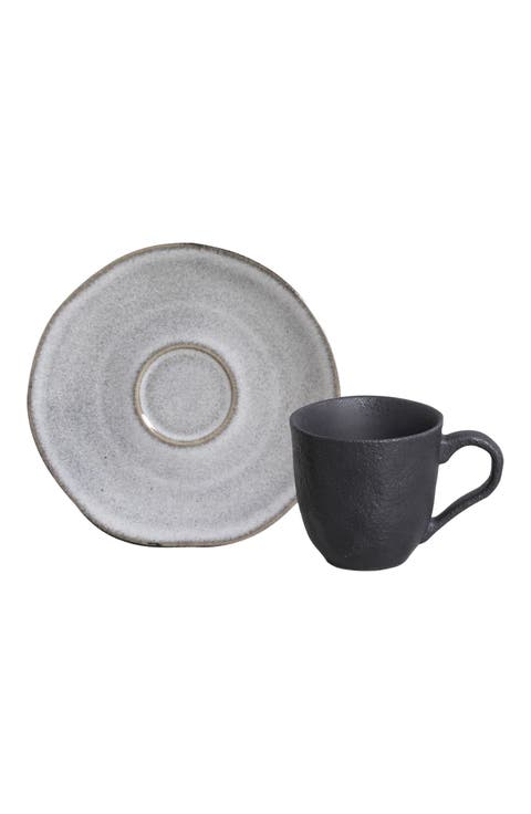 Coffee Cup & Saucer Set of 6