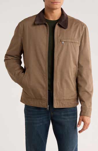 Lucky Brand Corduroy Collar Cotton Barn Jacket