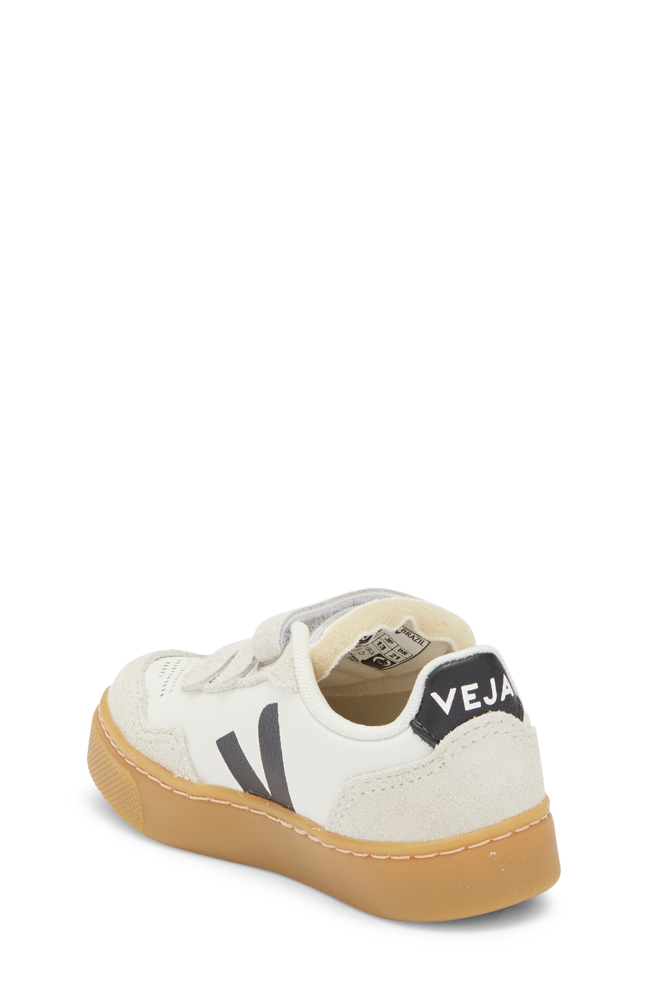 Veja Kids' V-90 O.T. Sneaker, Alternate, color, White Black Natural