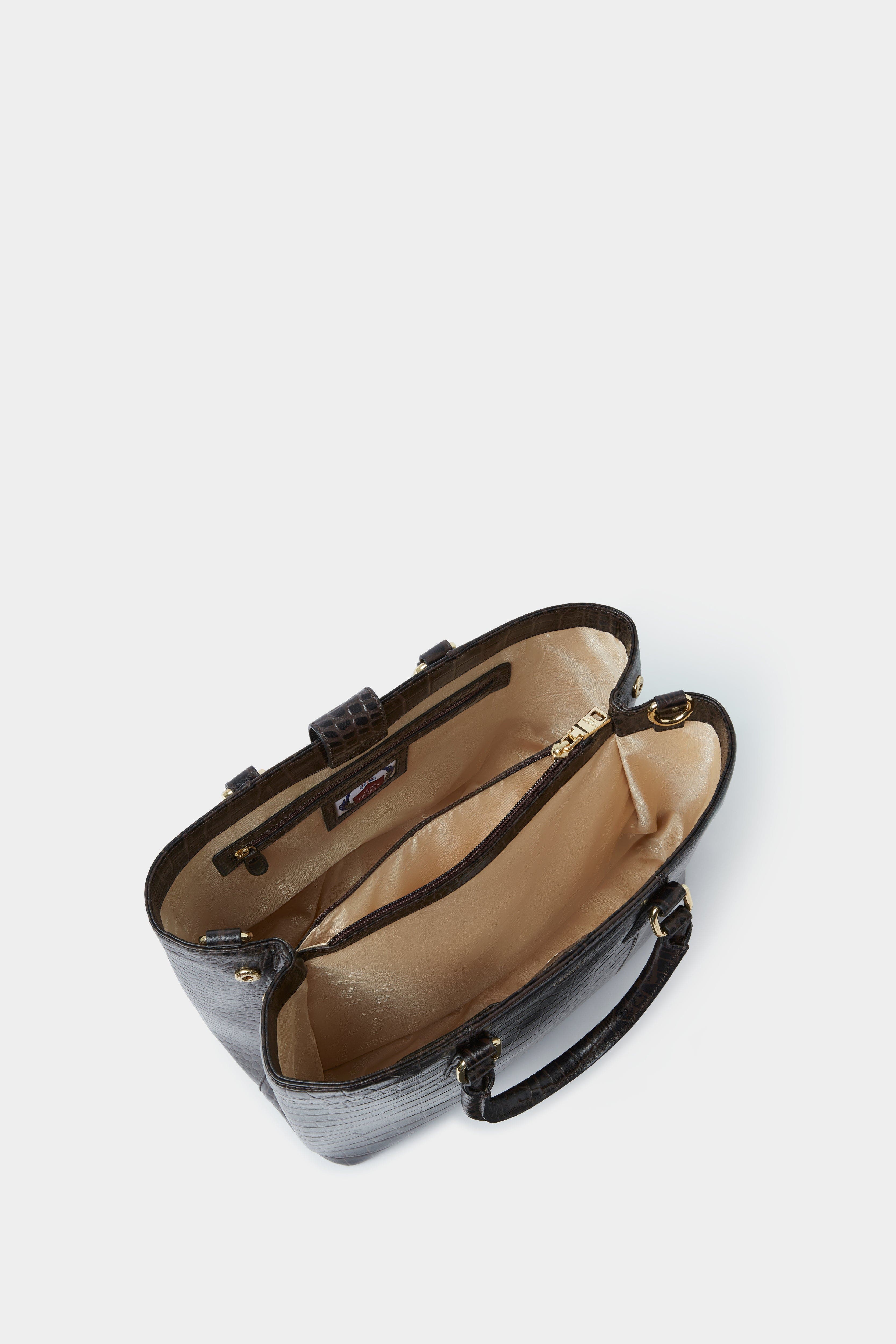 Osprey London The Adaline Leather Workbag, Alternate, color, Chocolate