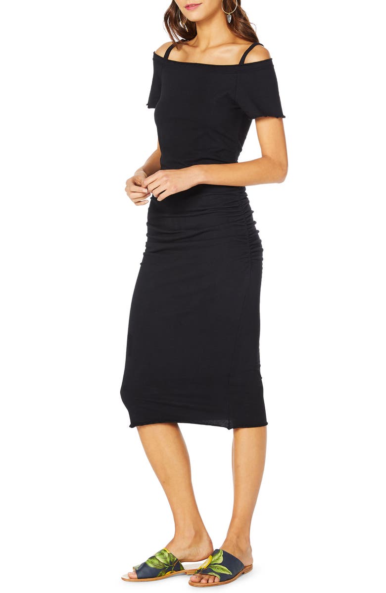 Michael Stars Cold Shoulder Dress, Alternate, color, 