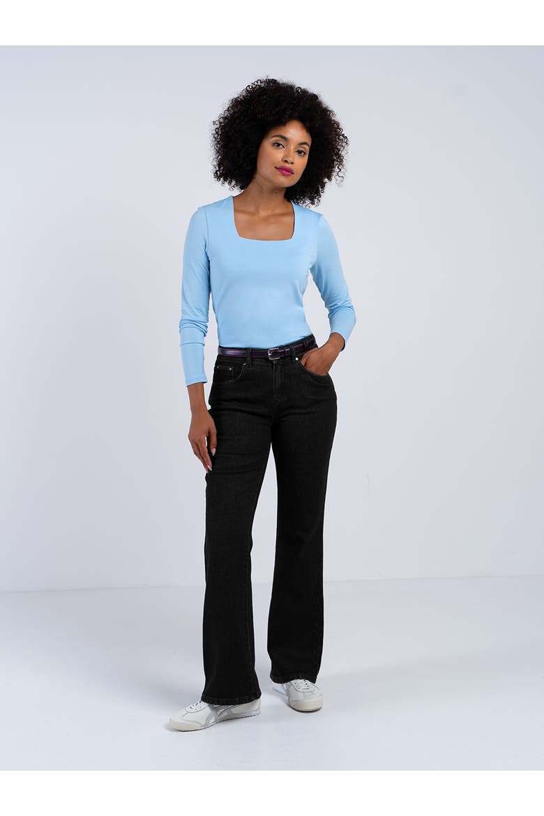 Darla Comfort Bootcut Jeans, Alternate, color, Black