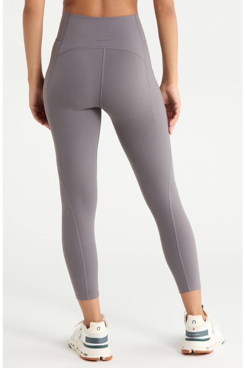 High Waist 7/8 Studio Tights, Alternate, color, EMBER