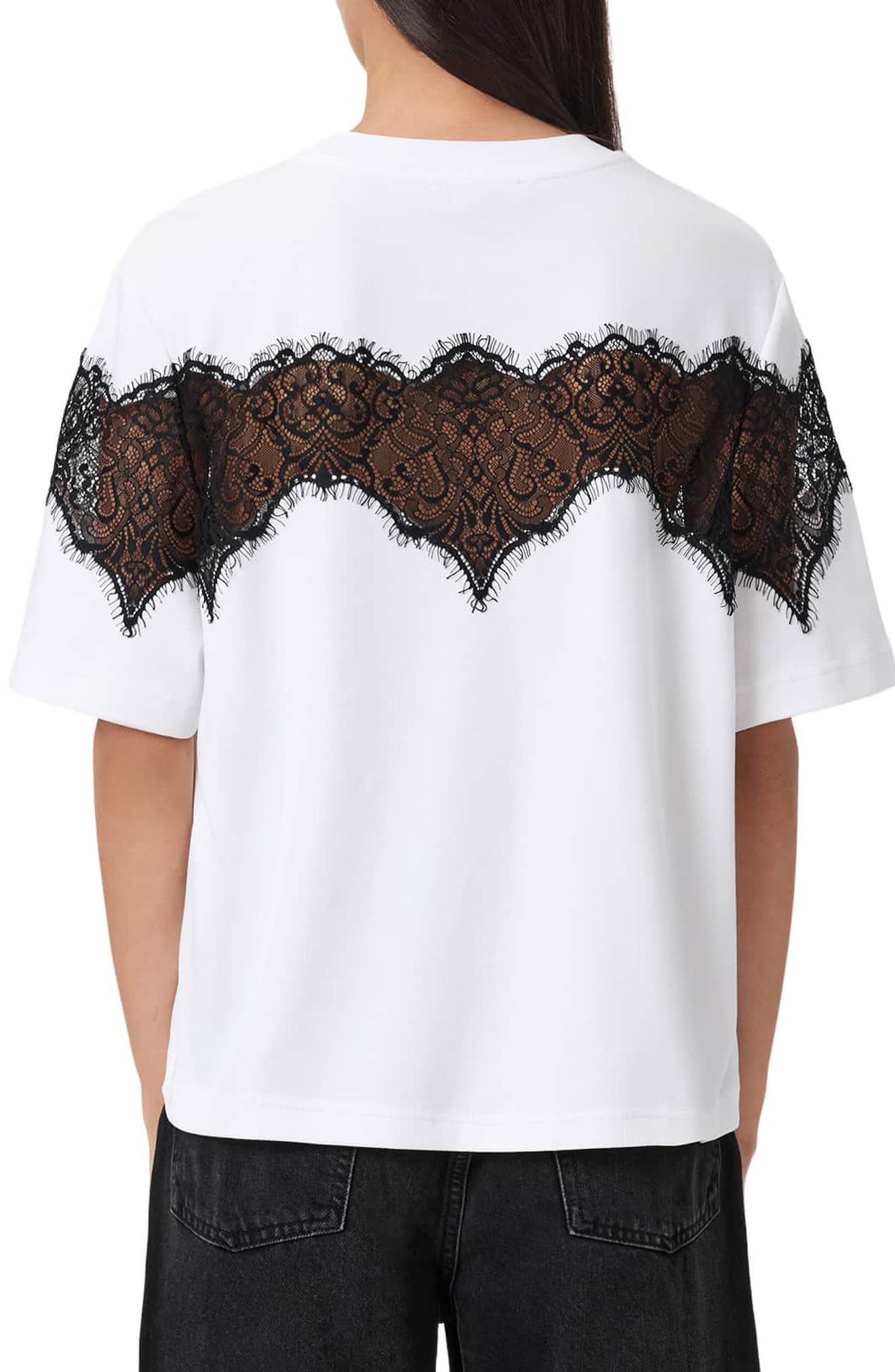 Lisa Lace Panel T-Shirt - image 2