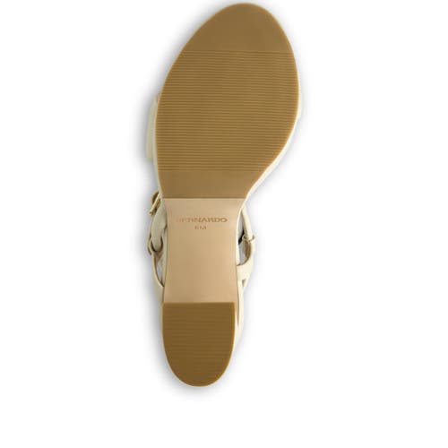 Shop Bernardo Footwear Ventura Platform Sandal In Eggshell