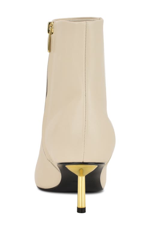 Nine West Hamesa Pointed Toe Bootie In White