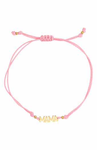 Mama Adjustable Cord Bracelet