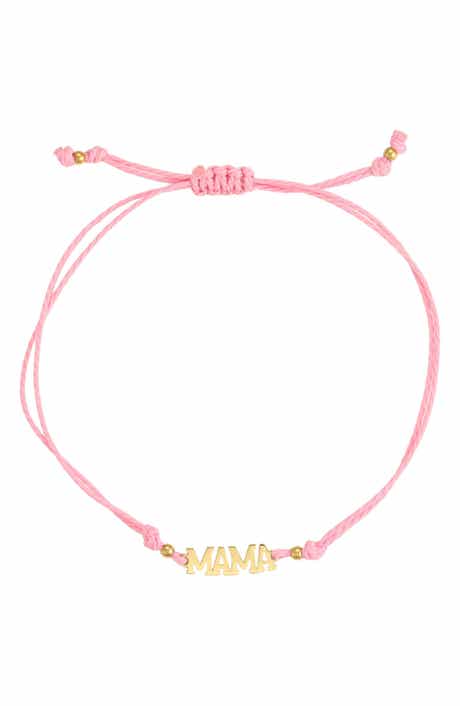 Mama Adjustable Cord Bracelet