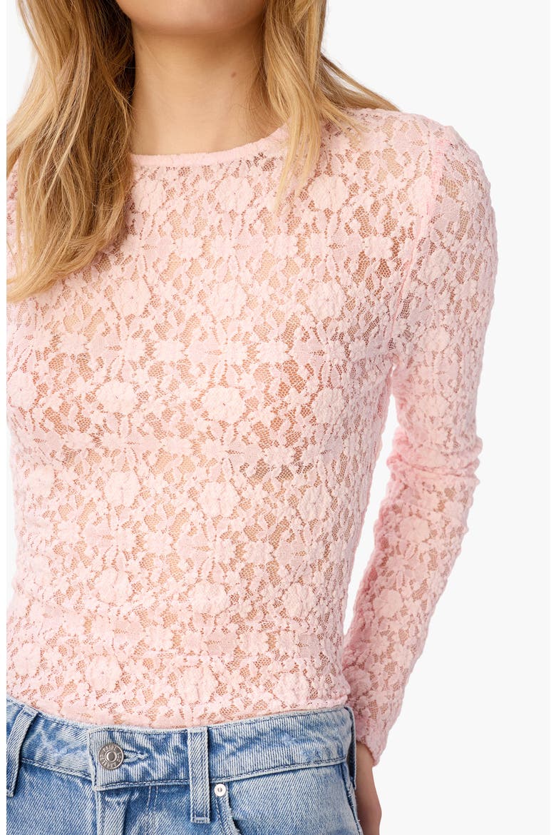 Meli Lace Long Sleeve Shirt, Alternate, color, DOGWOOD