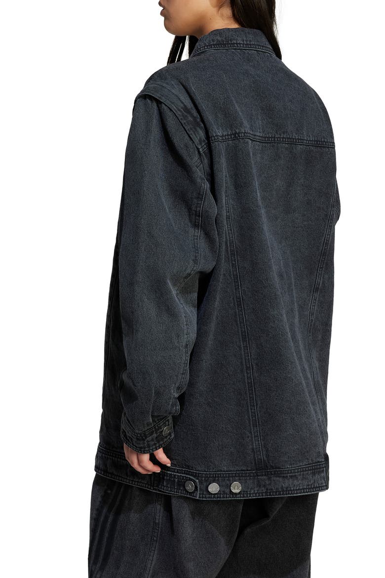Adilenium Season 3 Denim Shirt Jacket, Alternate, color, BLACK